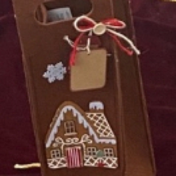 Elegant Burgundy velvet and Gold Tree Christmas Skirt and wine gift bag - Picture 5 of 6